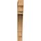 Ekena Millwork Merced Block Rough Sawn Bracket, Western Red Cedar, 6"W x 38"D x 46"H BKT06X38X46MRC05RWR - alternate 4